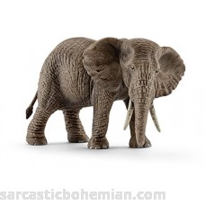 Schleich Female African Elephant Toy Figure B016NY01K0